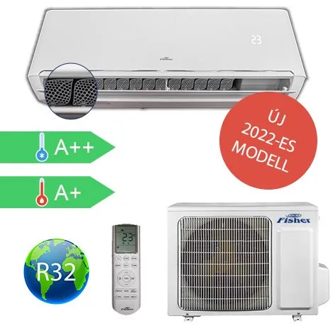 Fisher Summer multi split klíma beltéri és kültéri egység távirányítóval — DT Klíma